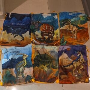 Dinosaur Explorer Drawstring Bags
